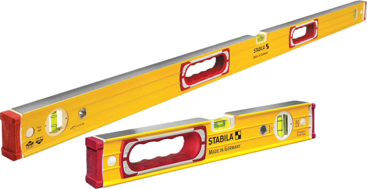 Stabila Type 196, 48" & 16" Heavy Duty Level Set