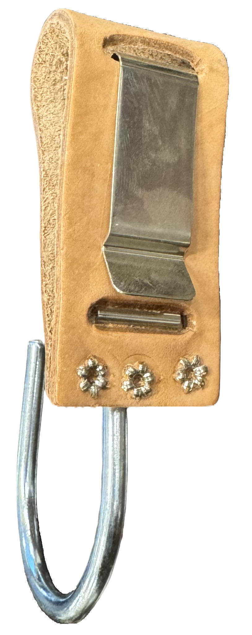 Leather Float/Utility Hook w/ Belt Clip