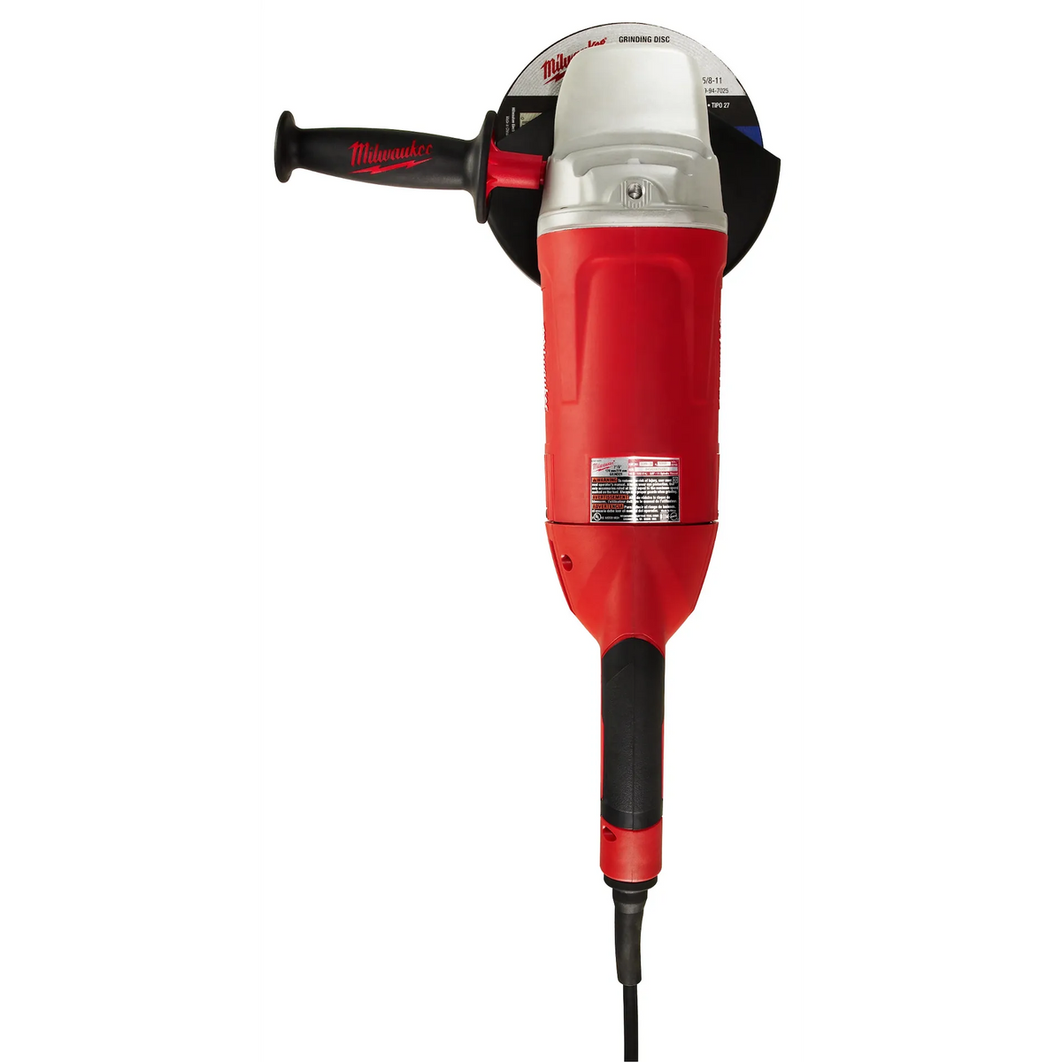 Milwaukee Corded 15 Amp 7"/9" Large Angle Grinder w/ Lock-on