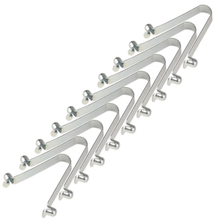 Double Button Clip 1-3/4" Diameter (10 Pack)