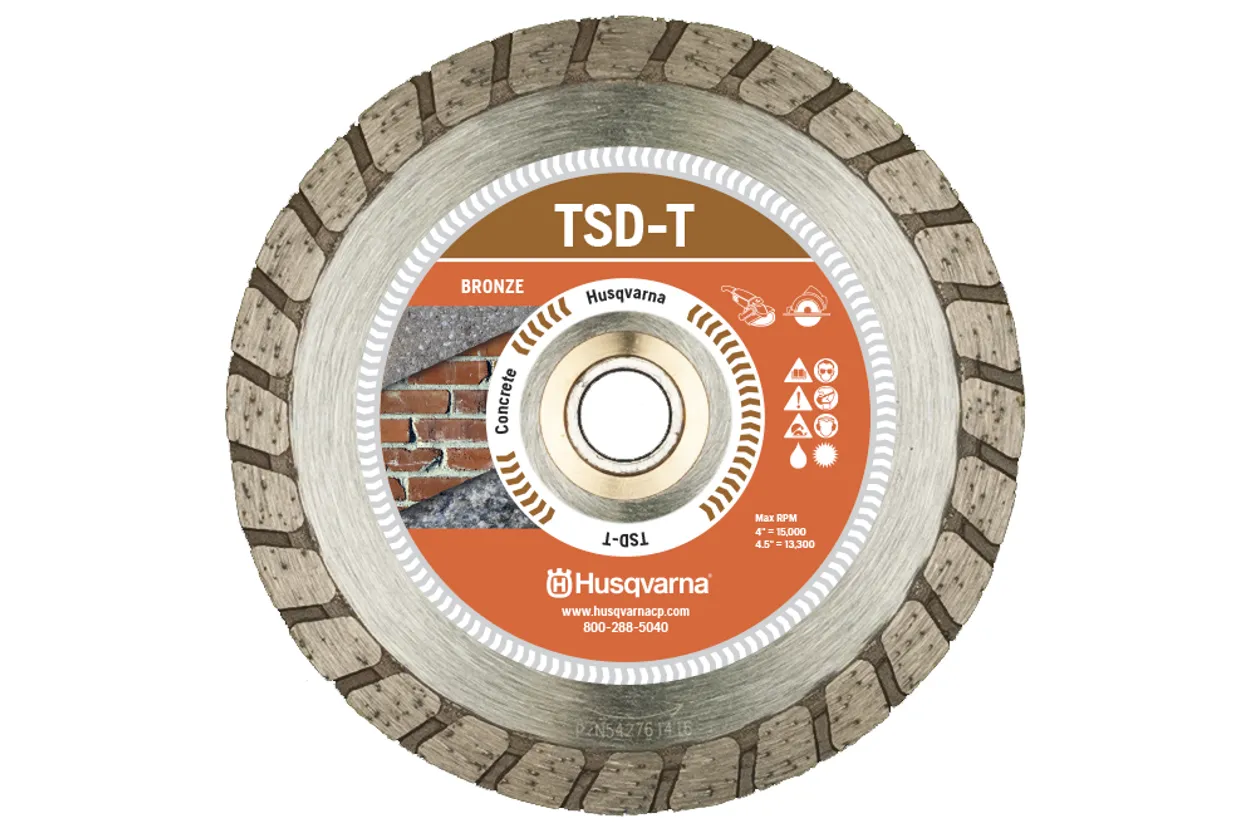 TDS-T Dri Disc 9" Diamond Blade, Cured Concrete