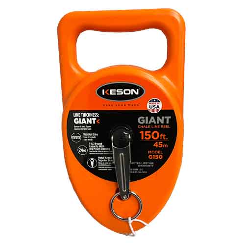 Keson G150 Little Giant Chalk Reel, 150ft