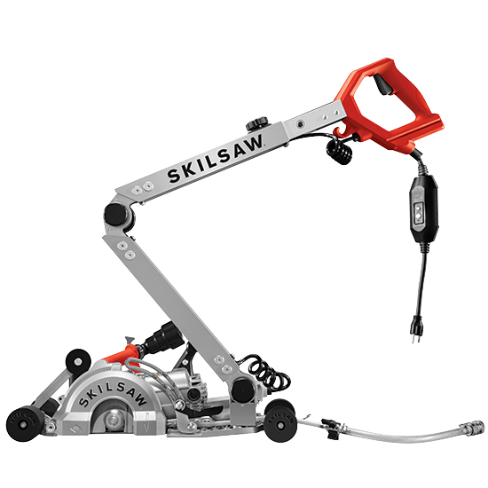 7" Walk-Behind Worm Drive Skilsaw for Concrete
