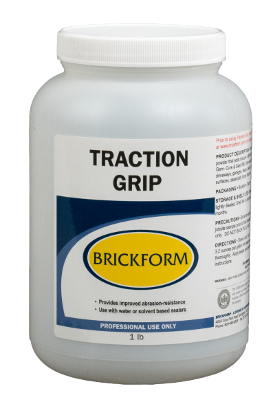 Traction Grip, Skid Additive for Concrete Sealer