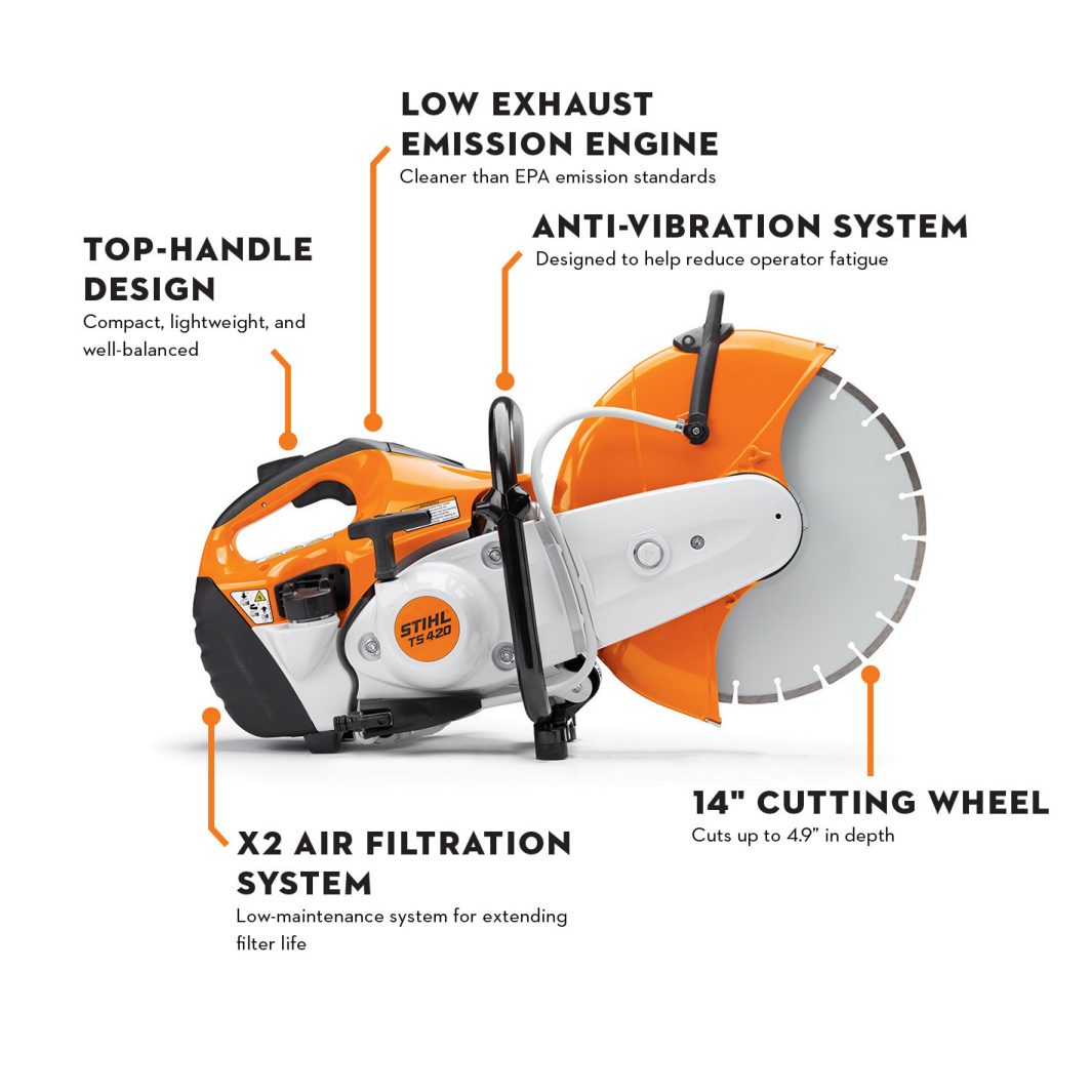Stihl TS 420 14" Gasoline Cut-off Machine