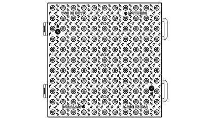 Interlocking Cast Iron Detectable Warning Plate (ADA Tile)