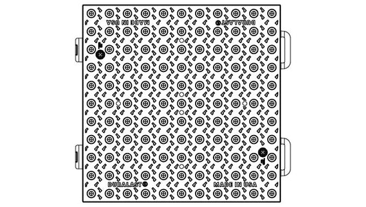 Interlocking Cast Iron Detectable Warning Plate (ADA Tile)