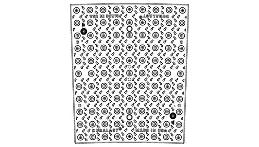 DURALAST 25' Radial Detectable Warning Plate
