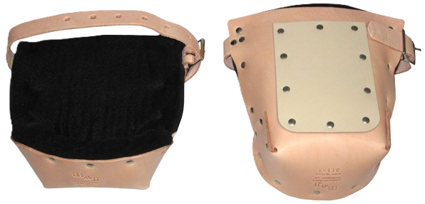Knee Pads, Top Grain Leather w/ Felt Double Pad