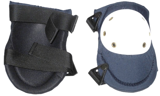 Knee Pads, Poly Swivel w/ 1-1/2" Nylon Strap & Buckle