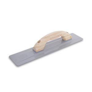 16" Beveled Cast Magnesium Hand Float w/ Wood Handle