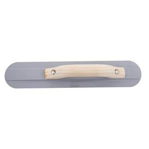 16" Beveled Cast Round-End Magnesium Hand Float w/ Wood Handle