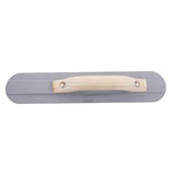16" Beveled Cast Round-End Magnesium Hand Float w/ Wood Handle