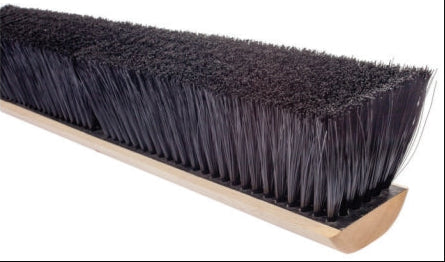 24" Black Polypropylene Floor Brush