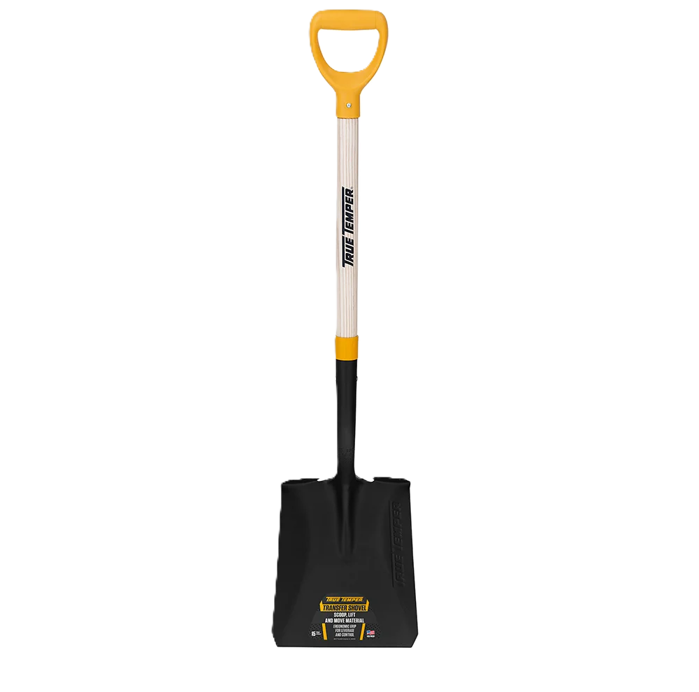 Forged Square Point Shovel w/ D-Grip Handle