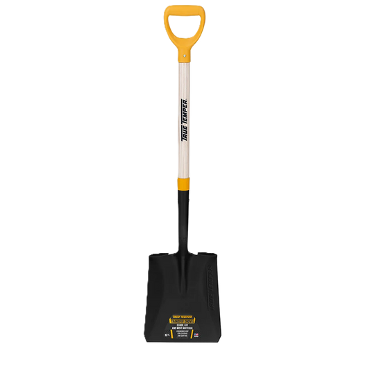 Forged Square Point Shovel w/ D-Grip Handle
