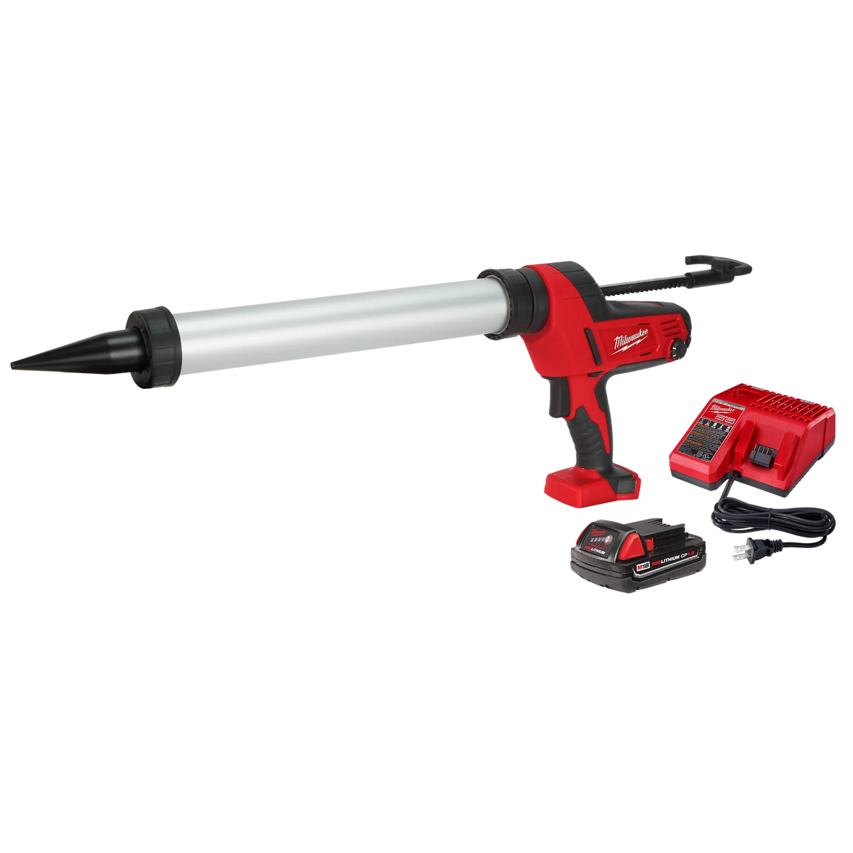 Milwaukee M18™ Cordless 20-oz Aluminum Barrel Caulk and Adhesive Gun Kit