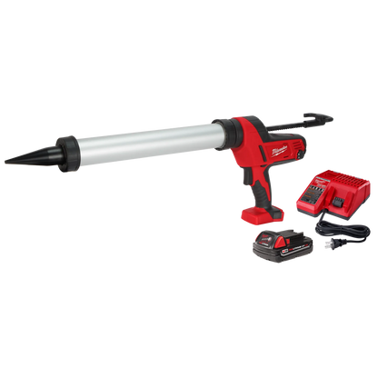 Milwaukee M18™ Cordless 20-oz Aluminum Barrel Caulk and Adhesive Gun Kit