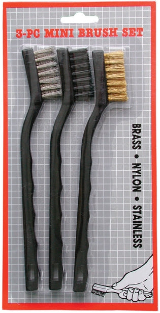 Mini Detail Brushes w/ Plastic Handles