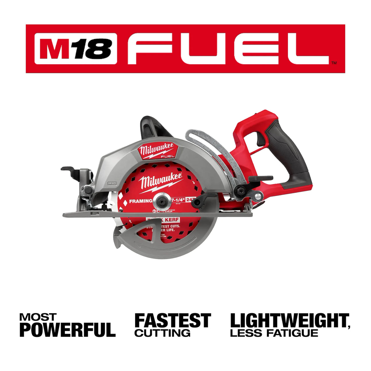 Milwaukee M18 FUEL™ 7-1/4" Rear Handle Circular Saw Kit