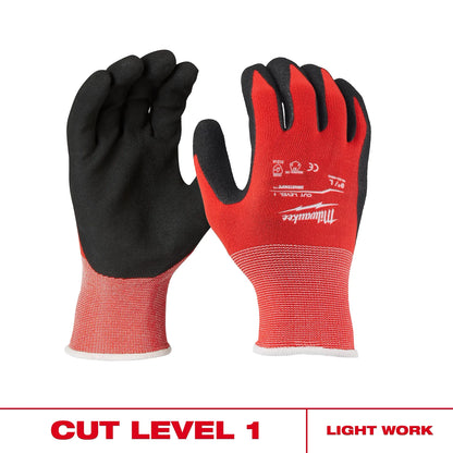 Milwaukee Cut Level 1 Nitrile Dipped Gloves