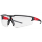 Milwaukee Safety Glasses - Clear Anti-Scratch Lenses (Polybag)