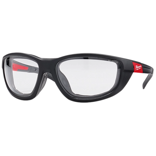 Milwaukee Clear Performance Safety Glasses with Gasket (Polybag)