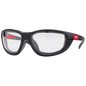 Milwaukee Clear Performance Safety Glasses with Gasket (Polybag)