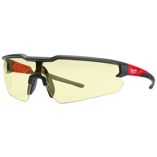 Milwaukee Safety Glasses - Yellow Anti-Scratch Lenses (Polybag)