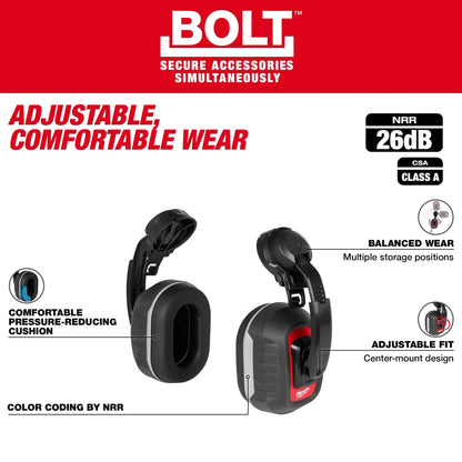 Milwaukee BOLT™ 26dB Earmuffs
