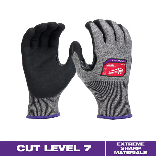 Milwaukee Cut Level 7 High-Dexterity Nitrile Dipped Gloves - S