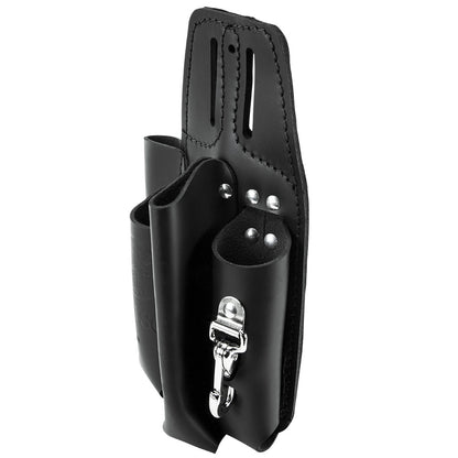 Black Leather Tool Pouch for Belts