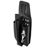 Black Leather Tool Pouch for Belts