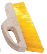 Yellow Polystyrene Handheld Finishing Brush w/ Molded Handle