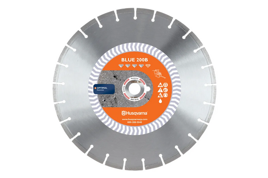 Banner Line Blue 200B Diamond Blade, Cured Concrete