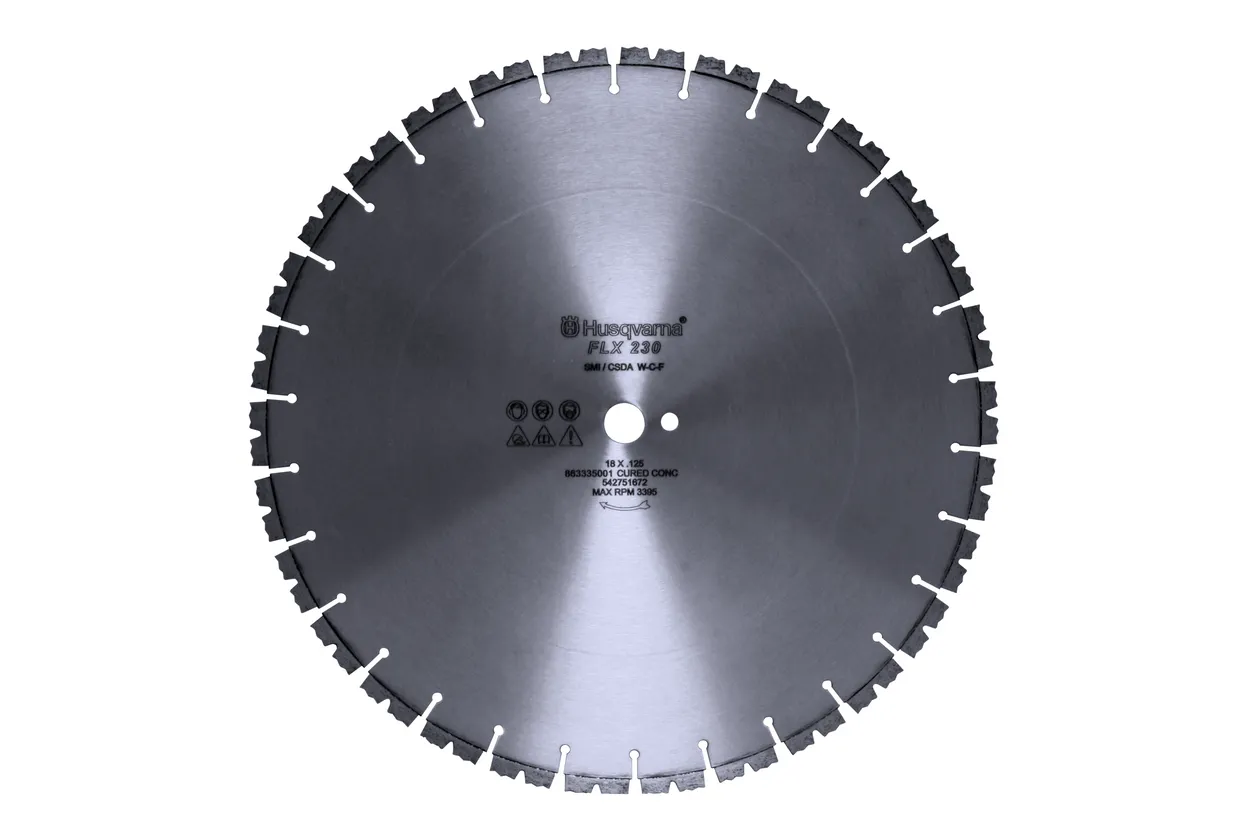 FLX-230 Fast Cutting Diamond Blade, Cured Concrete