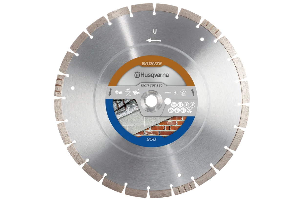 Tacti-Cut S50 14" Diamond Blade, Cured Concrete