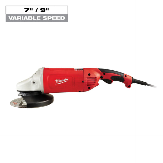 Milwaukee Corded 15 Amp 7"/9" Large Angle Grinder w/ Lock-on
