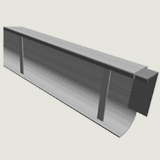 Dee J-Face Curb & Gutter Forms, 10'