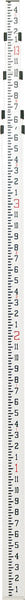 Leveling Rod – 16 ft / 5-pc / inch Grad