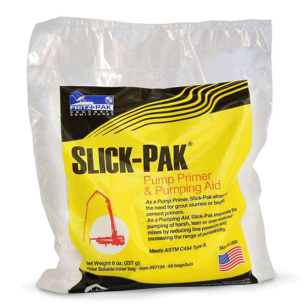 Slick-Pak, Concrete Pump Aid & Primer (8oz bag, 4-5cu/yd)