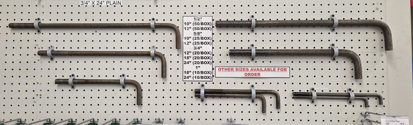 Standard Finish Anchor Bolts
