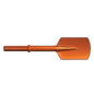 5-1/2"W Clay Spade, 1-1/4" Shank