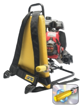 Oztec BP50 Backpack Concrete Vibrator, Gas