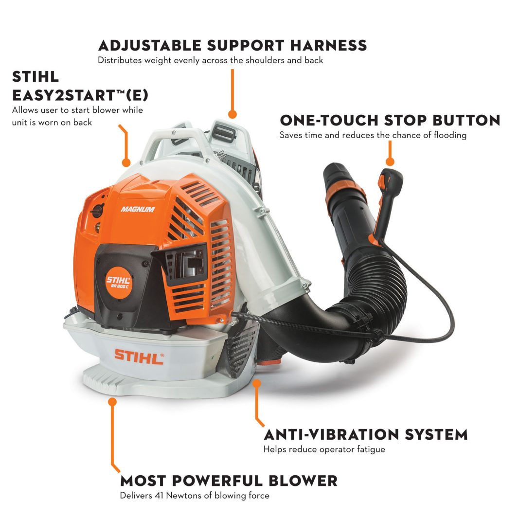 Stihl BR 800C-E Gasoline Backpack Blower