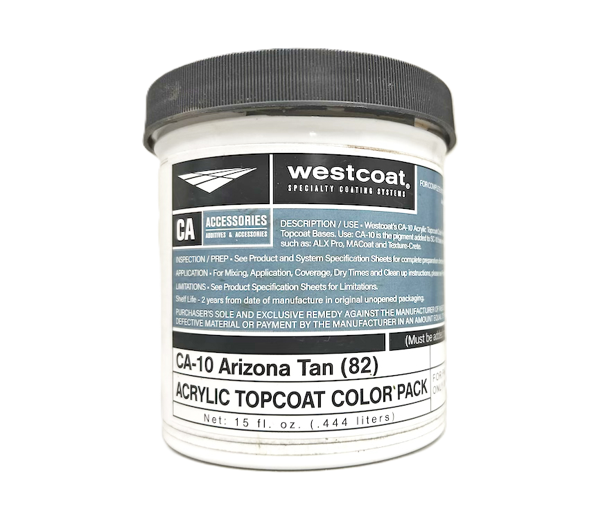 Westcoat CA-10 Color Pack for SC-10 Water-Based Acrylic Topcoat, 15oz