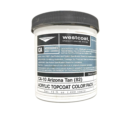 Westcoat CA-10 Color Pack for SC-10 Water-Based Acrylic Topcoat, 15oz