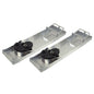 31" x 8" Heavy-Duty Stainless Steel Knee Boards (Pair)