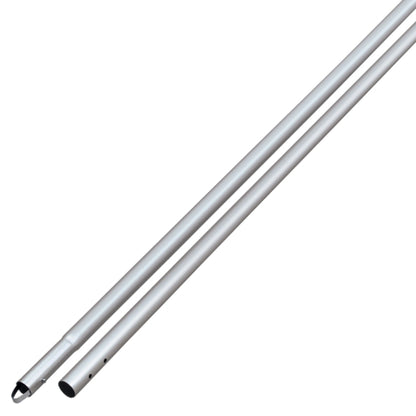 6' Anodized Aluminum Swaged Button Handle - 1-3/4" Diameter