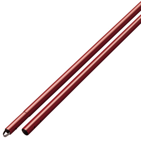 6' Anodized Aluminum Swaged Button Handle - 1-3/4" Diameter